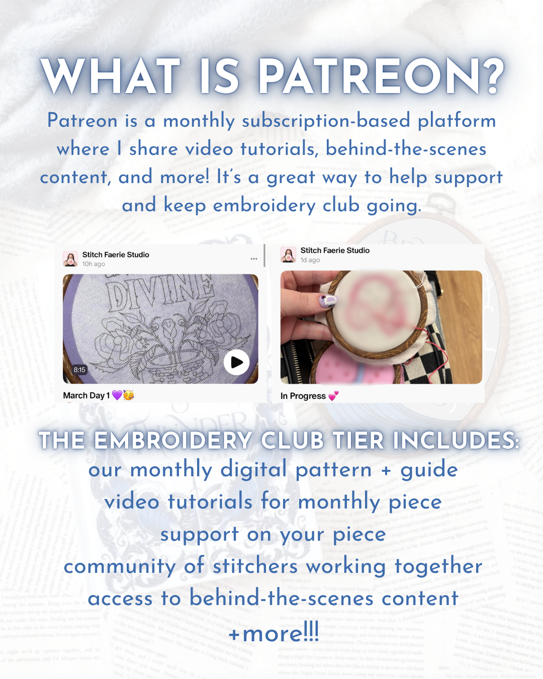 May Embroidery Club