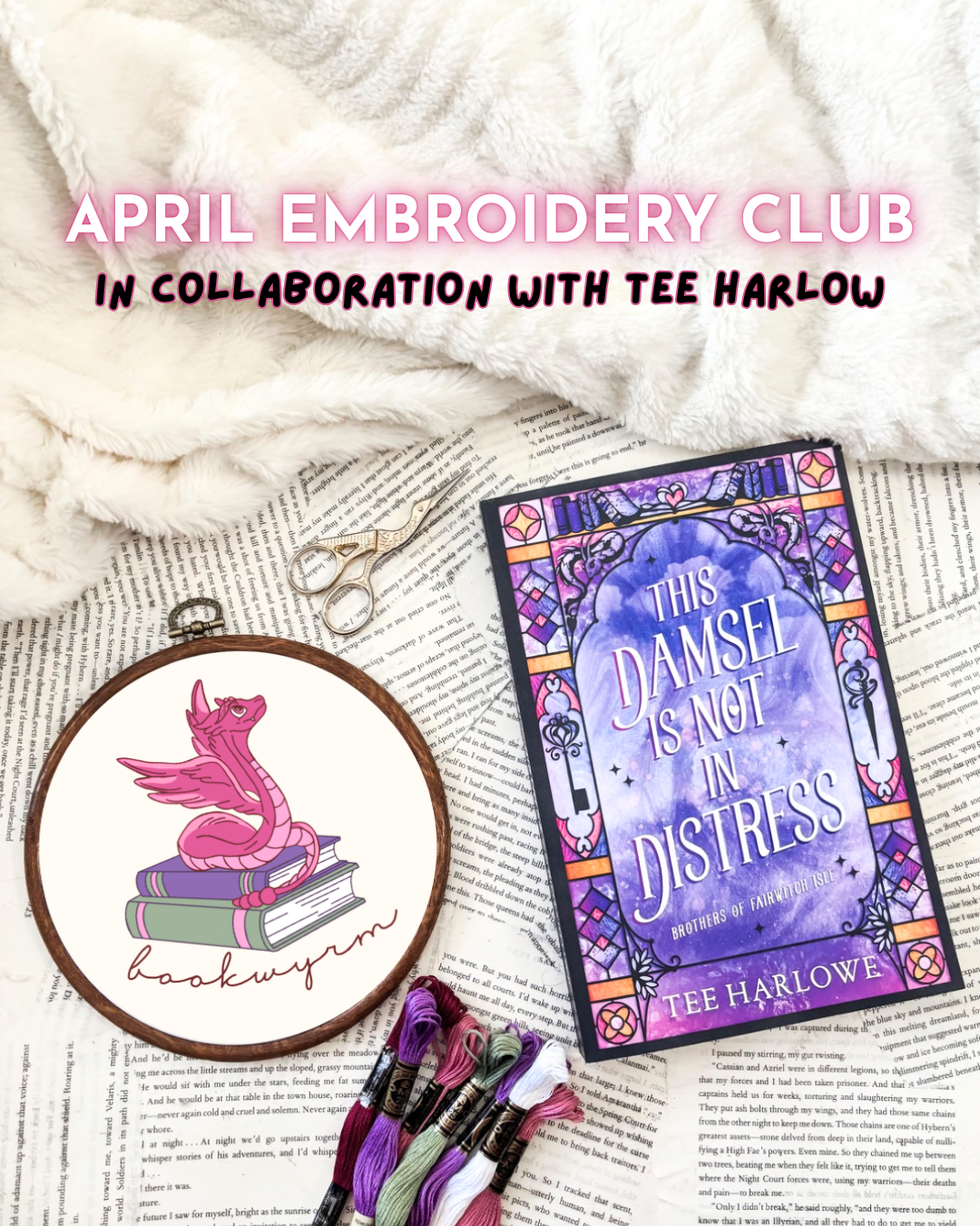 April Embroidery Club Kit