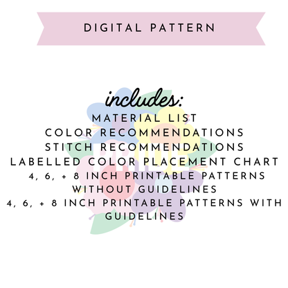 Pride Flowers Digital Pattern