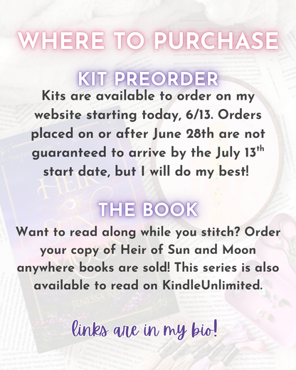 July Embroidery Club Kit